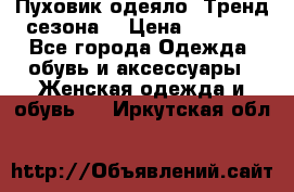 Пуховик-одеяло. Тренд сезона. › Цена ­ 3 900 - Все города Одежда, обувь и аксессуары » Женская одежда и обувь   . Иркутская обл.